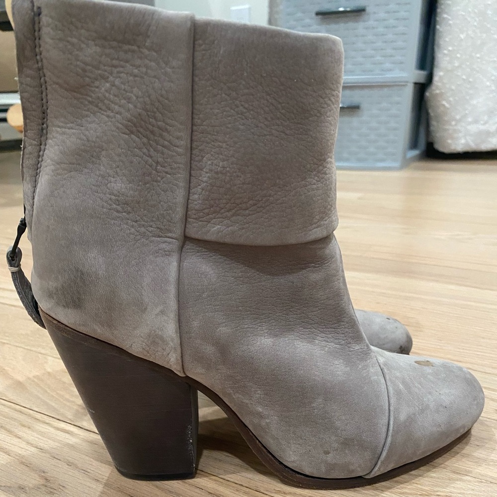 Rag and Bone Newbury booties size 37.5.  Worn a few times.
